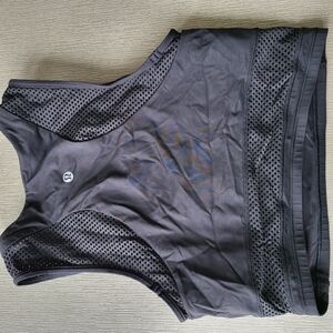 Lululemon Black Mesh Sports Bra